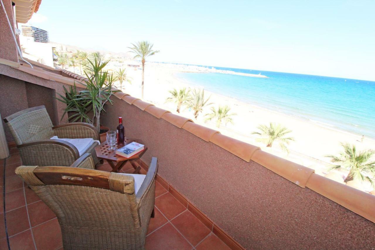 Atico Duplex De Lujo Frente Al Mar. 1A Linea Playa Daire El Campello Dış mekan fotoğraf